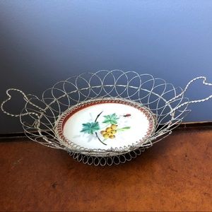 100+ Year Old Victorian Calling Card Basket